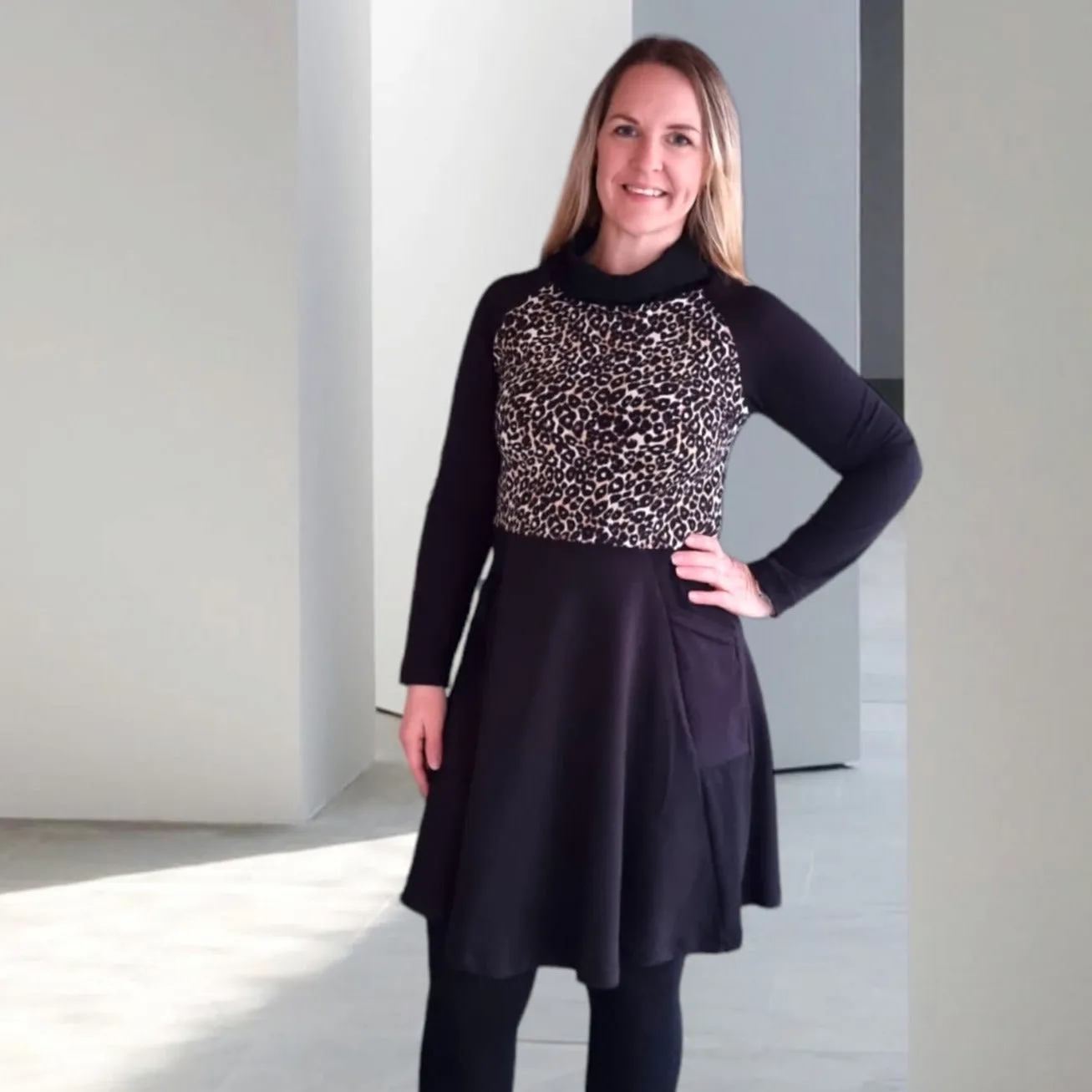 Frosty Finesse Dress Strl 34-56 Pappersmönster