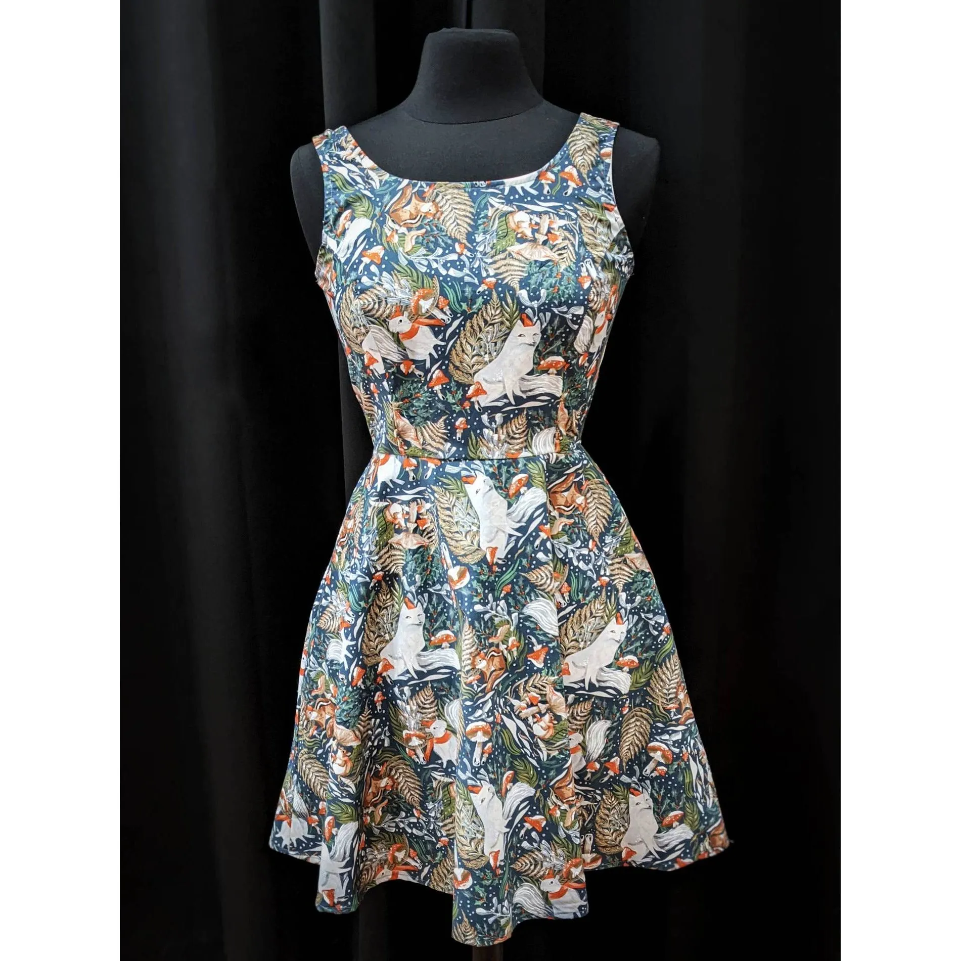 Frosty Forest Skater Dress