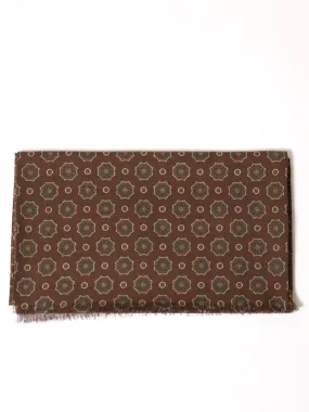 GEOMETRIC SCARF Brun