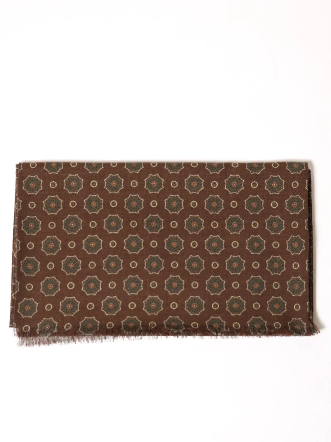 GEOMETRIC SCARF Brun