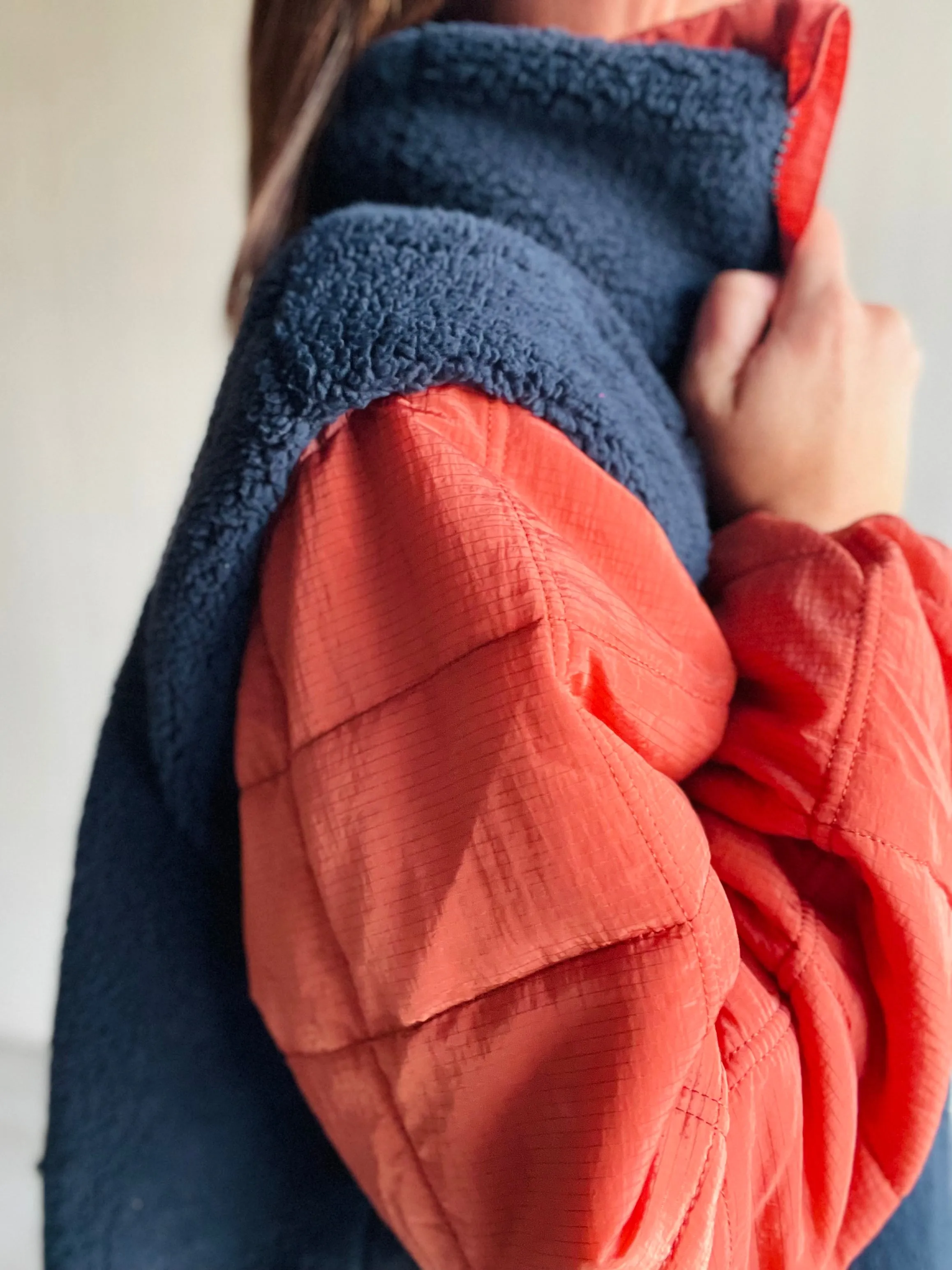 Half Zip Sherpa Pullover