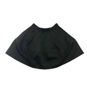 H&M Skirt Adult UK 12 Black Thin Waist band Layered Satiny Material