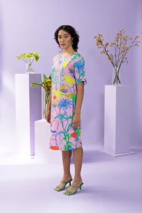 Highlands Floral Long T-Dress