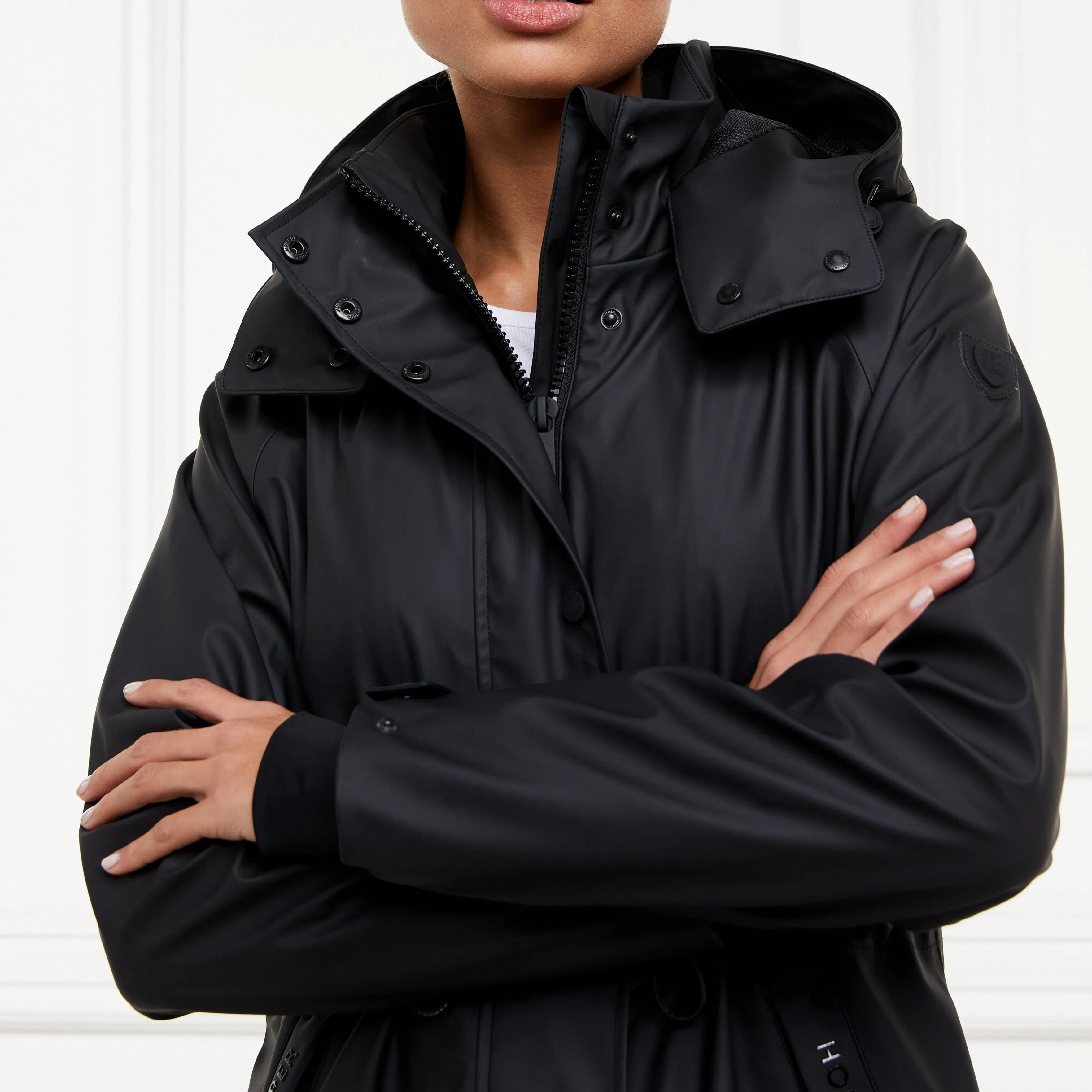 Holland Cooper Chartwell Rain Parka Black