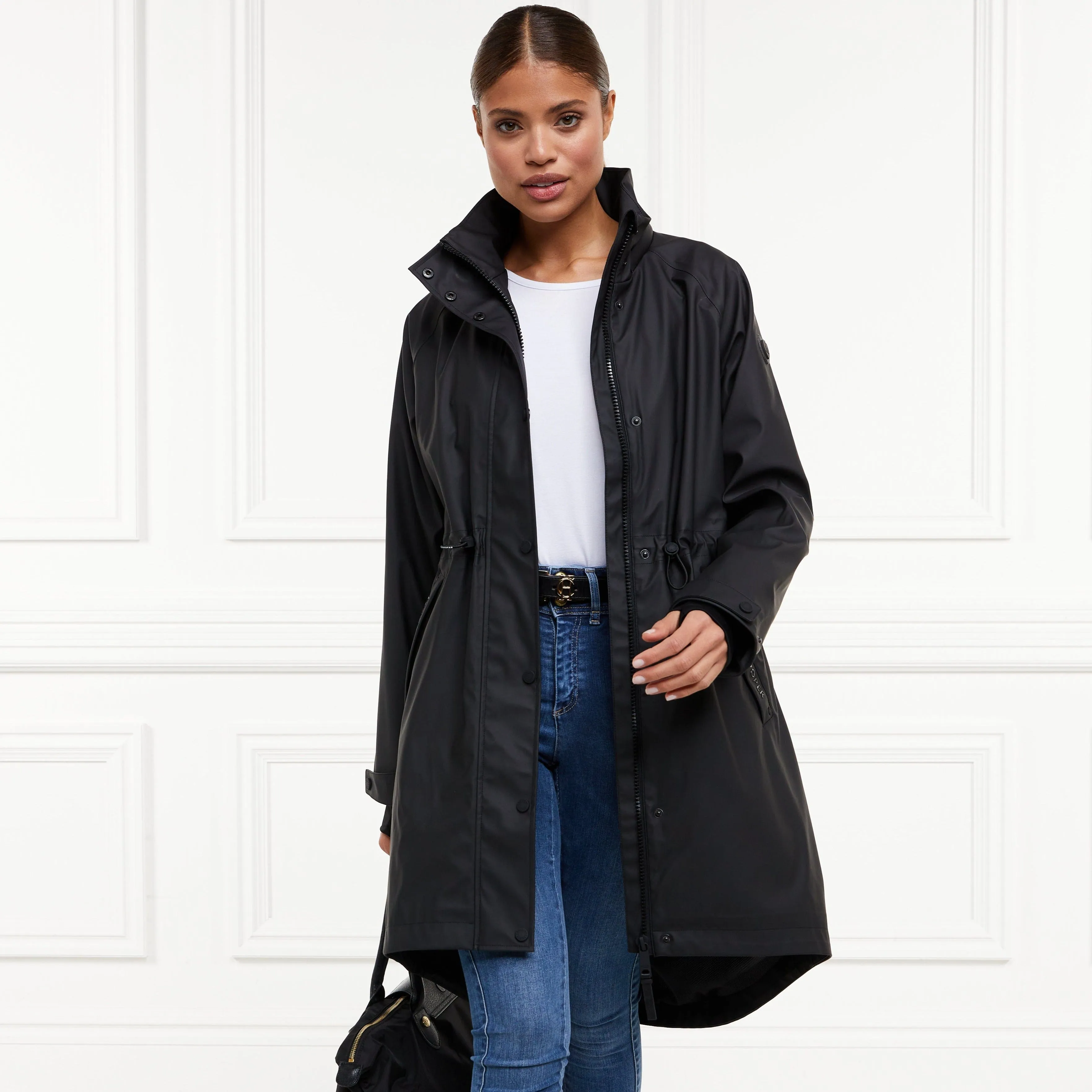 Holland Cooper Chartwell Rain Parka Black