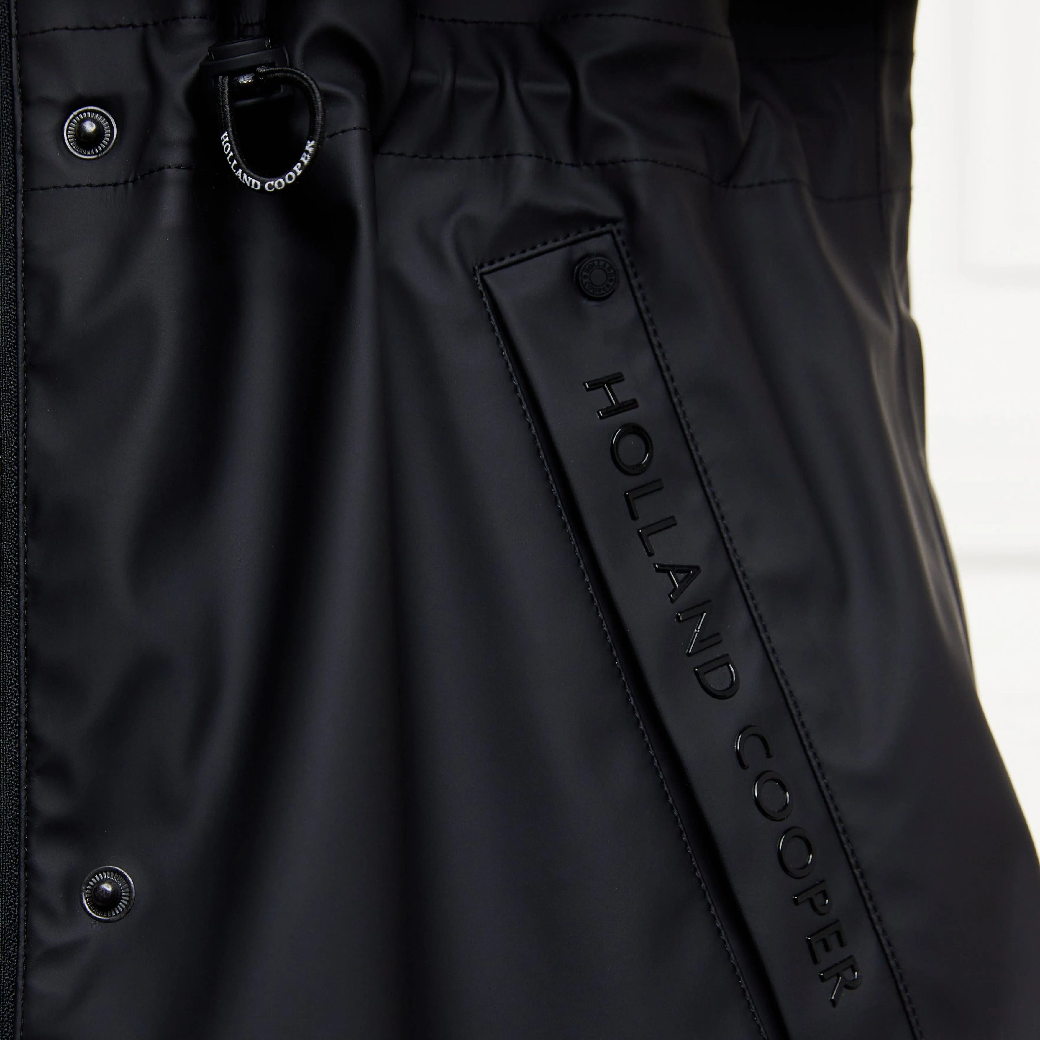 Holland Cooper Chartwell Rain Parka Black