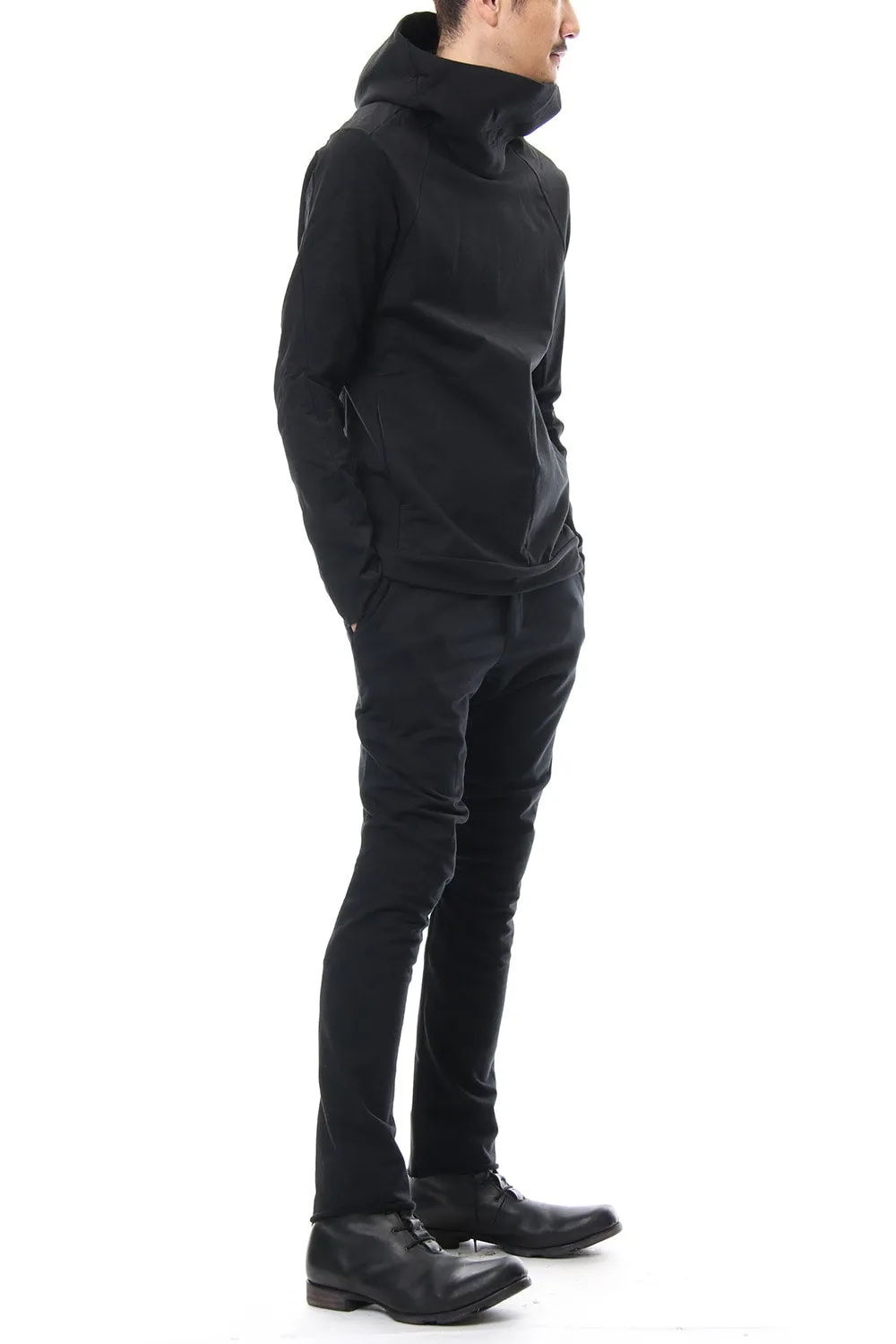 Hooded parka Cotton Stretch Jersey