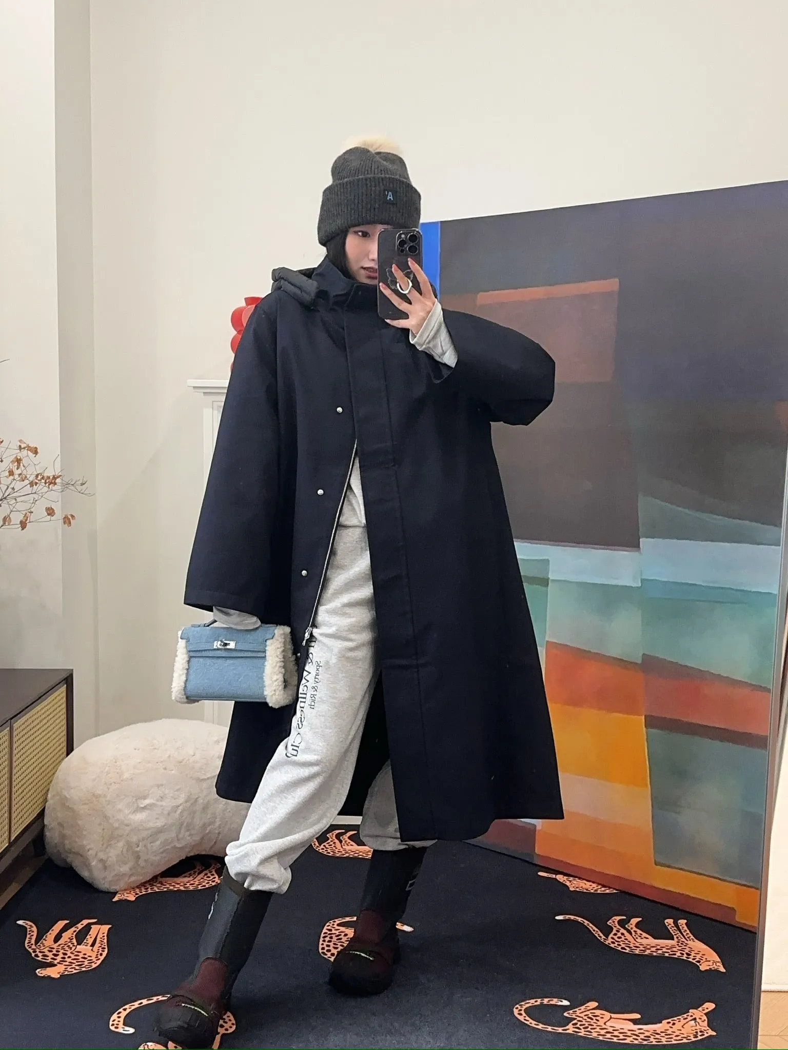 IENKI IENKI MAC TECNO NAVY BLUE   MICRO BLACK