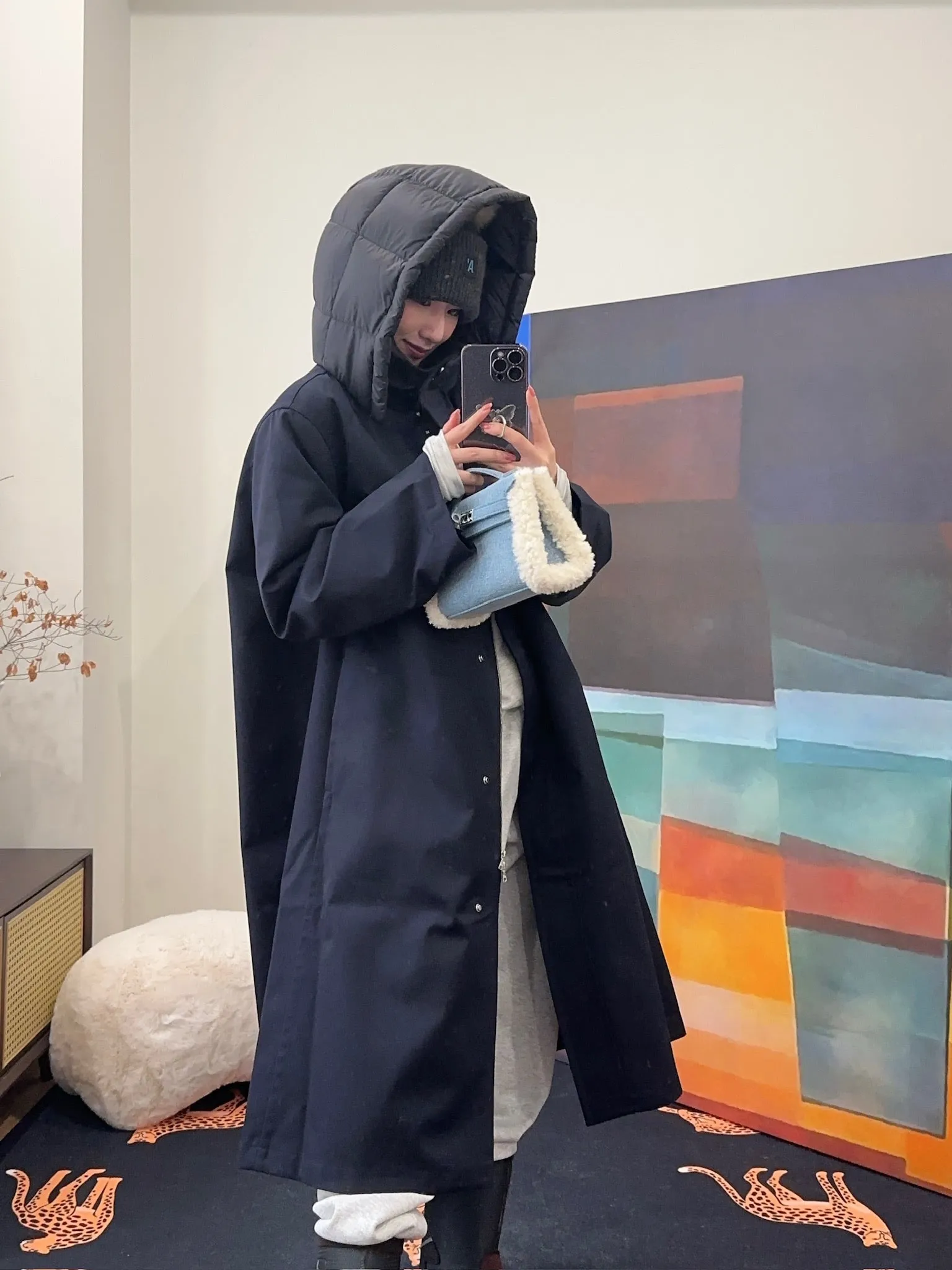 IENKI IENKI MAC TECNO NAVY BLUE   MICRO BLACK