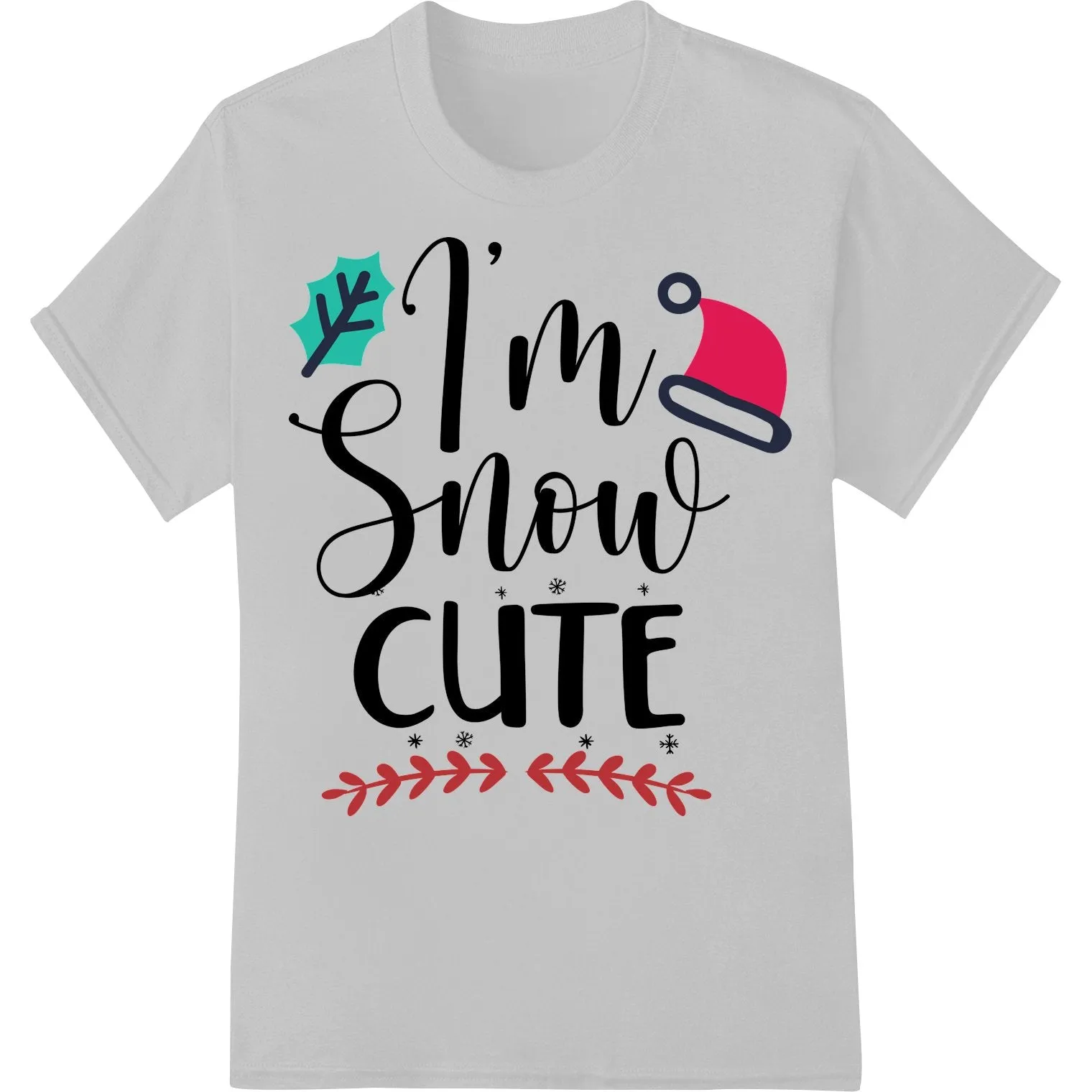 I'm Snow Cute: Adorable Winter Holiday Heat Transfer