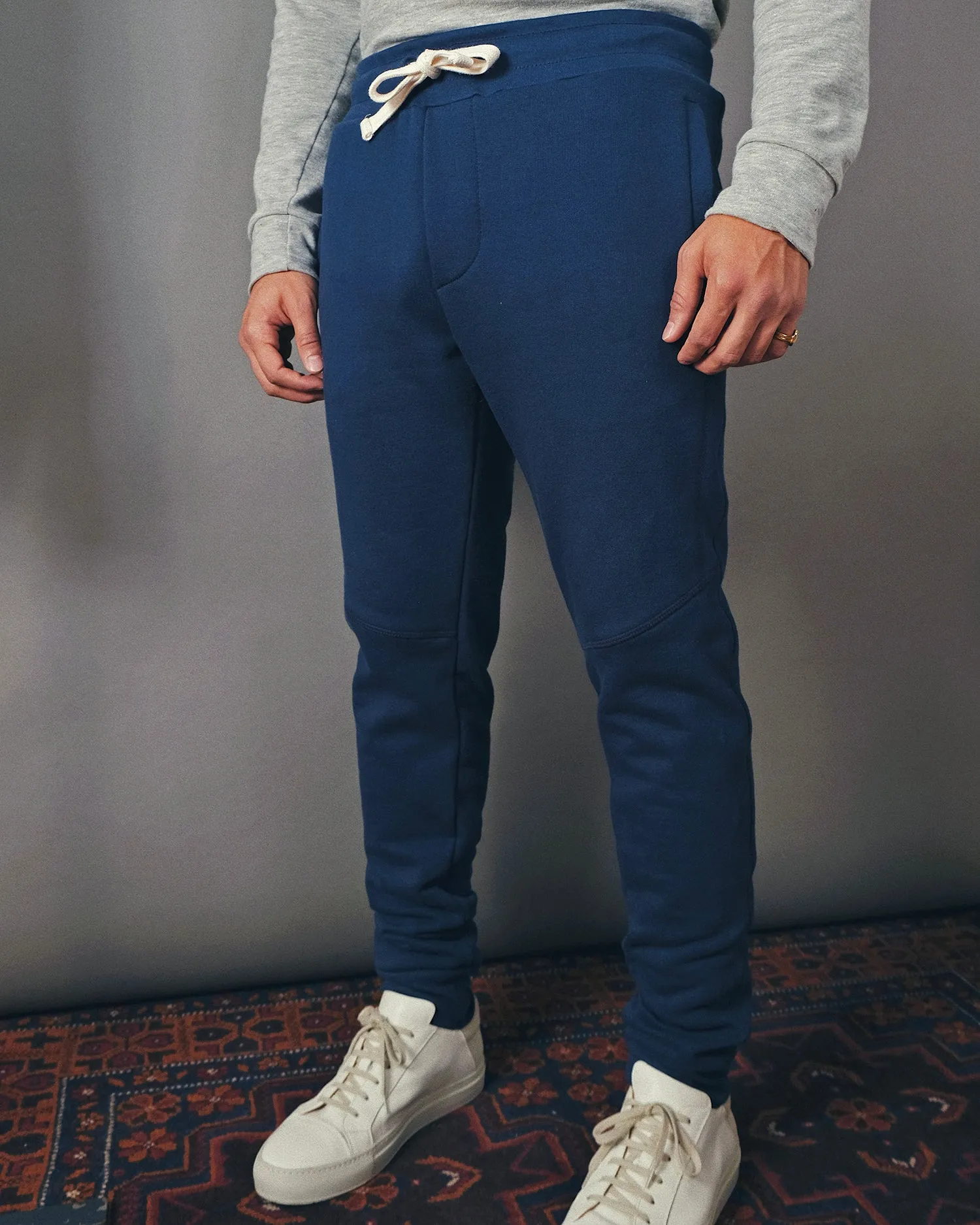 Indigo French Terry Sweatpants