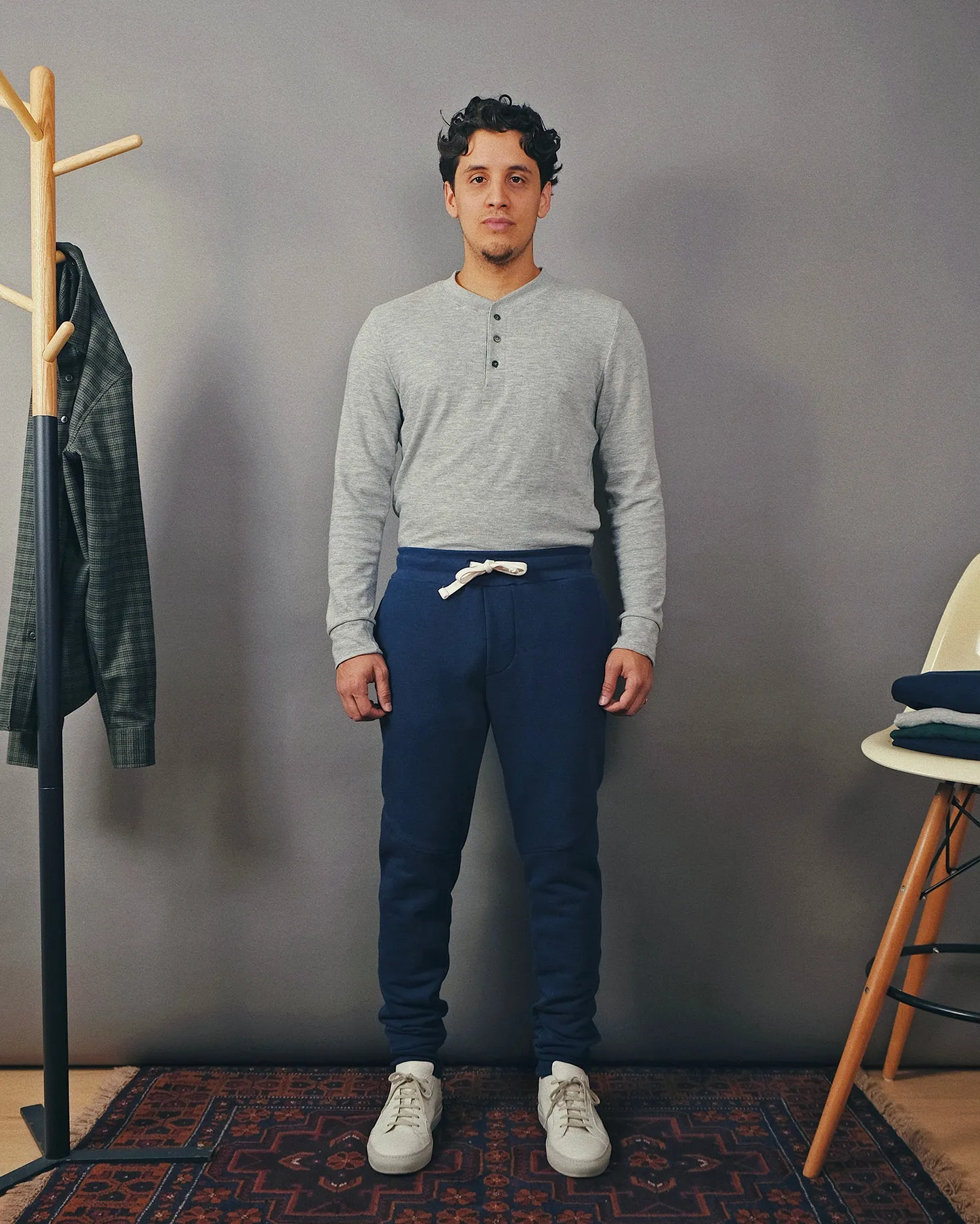 Indigo French Terry Sweatpants