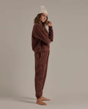 Jogger Sweatpant Mahogany