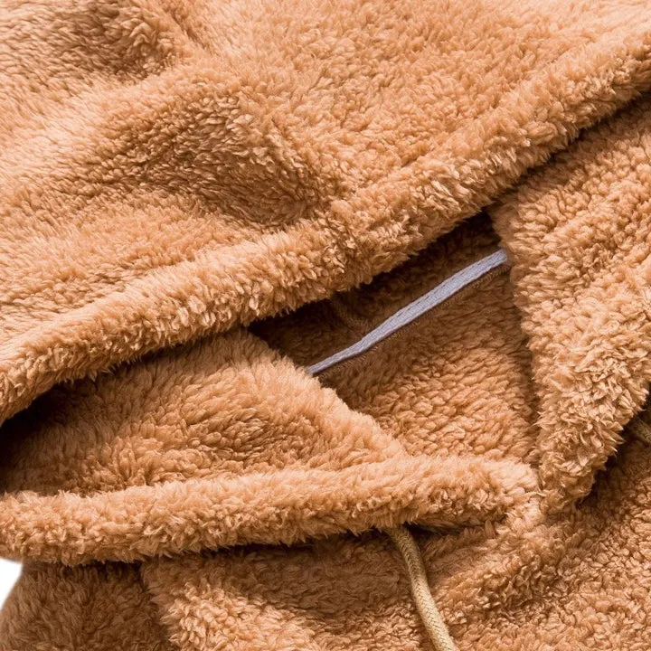 Knusse Sherpa Pullover Hoodie