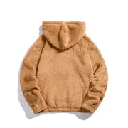 Knusse Sherpa Pullover Hoodie