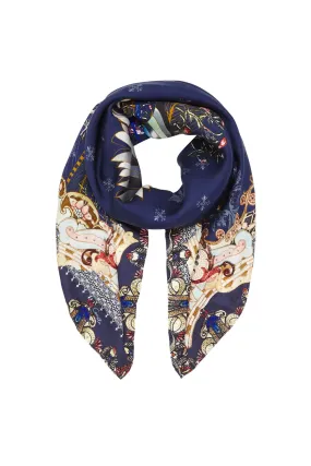 LARGE SQUARE SCARF SOUTHERN TWILIGHT