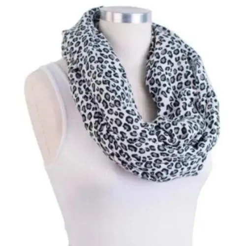 Leopard Muslin Nursing Scarf