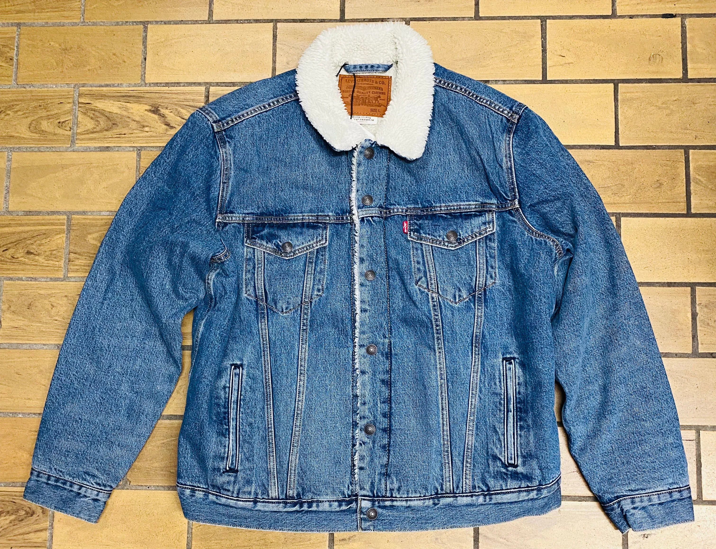 Levi's Sherpa Trucker Johnny Denim  Jacket 163650128
