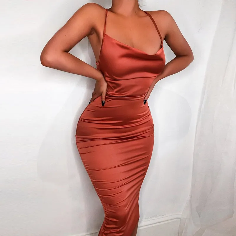 Like Neon Light Midi Dress