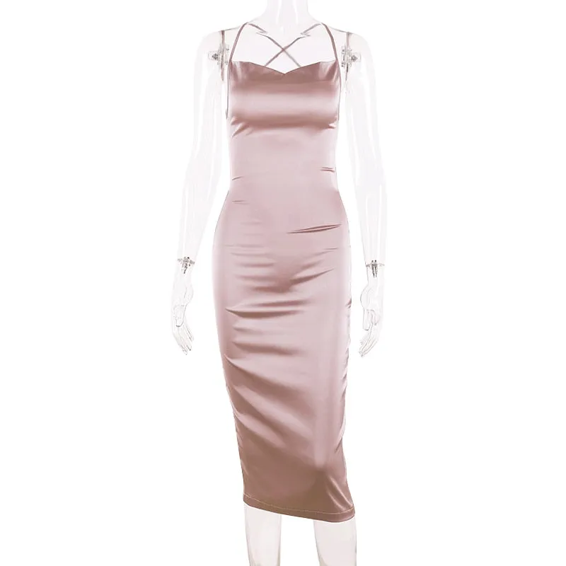 Like Neon Light Midi Dress
