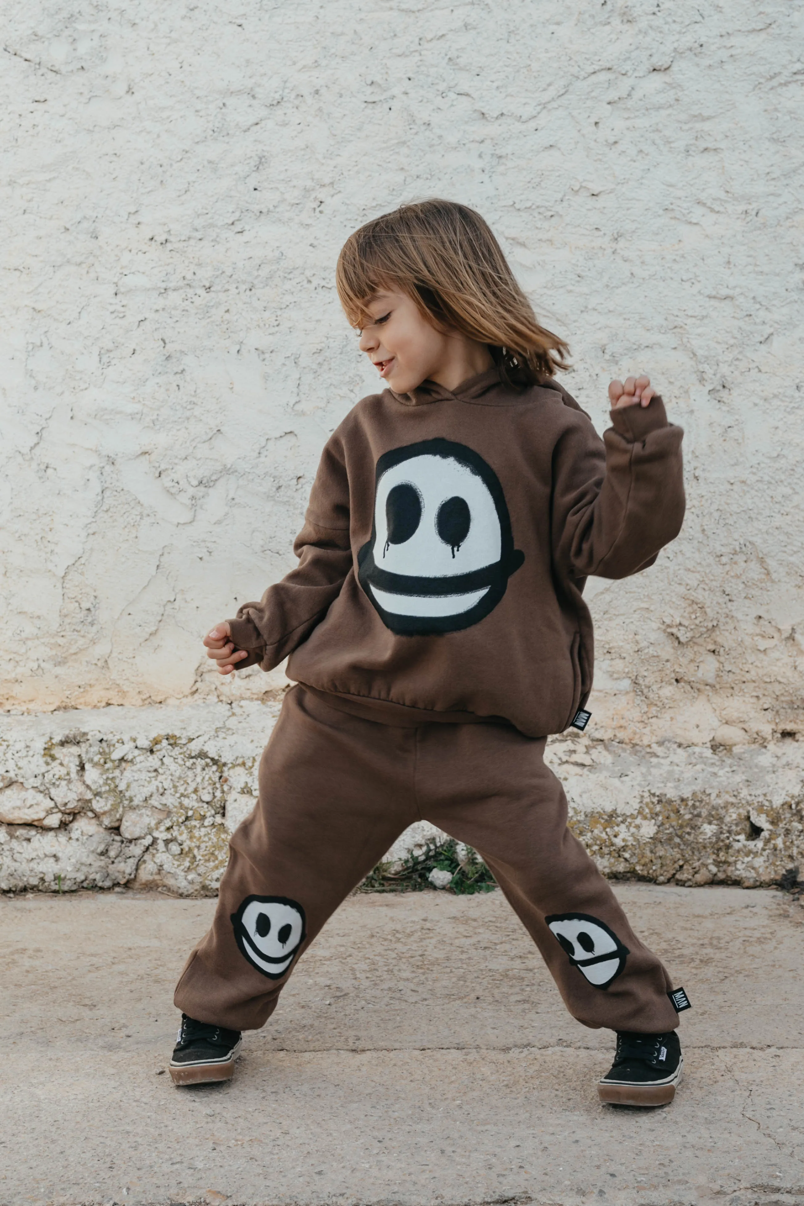 LMH Happy Sad Sweatpants - Brown