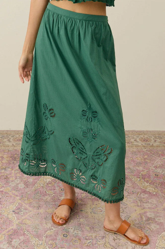 Louise Misha Paola Tuscan Green Skirt