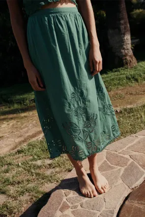 Louise Misha Paola Tuscan Green Skirt