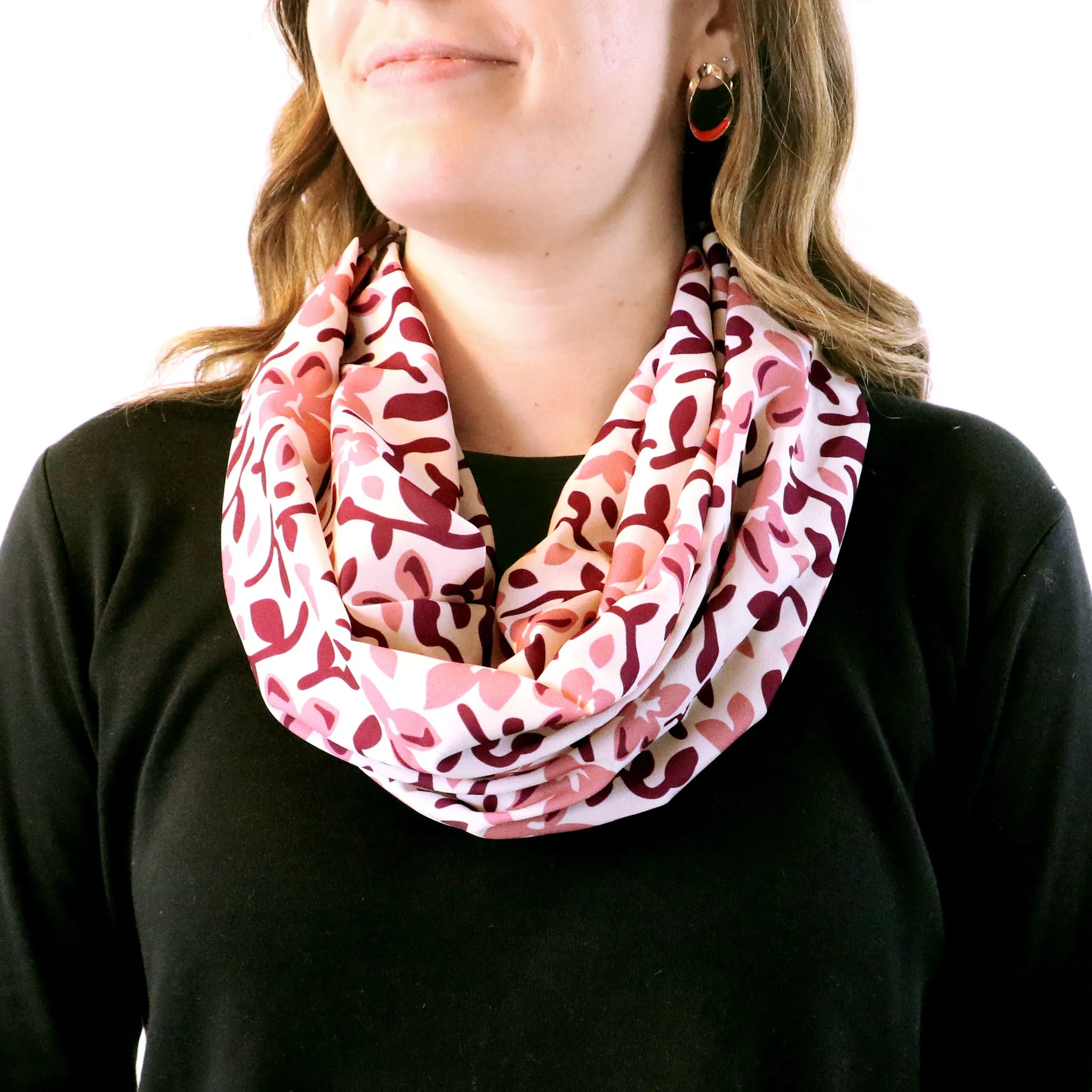 Luke Floral Infinity Scarf