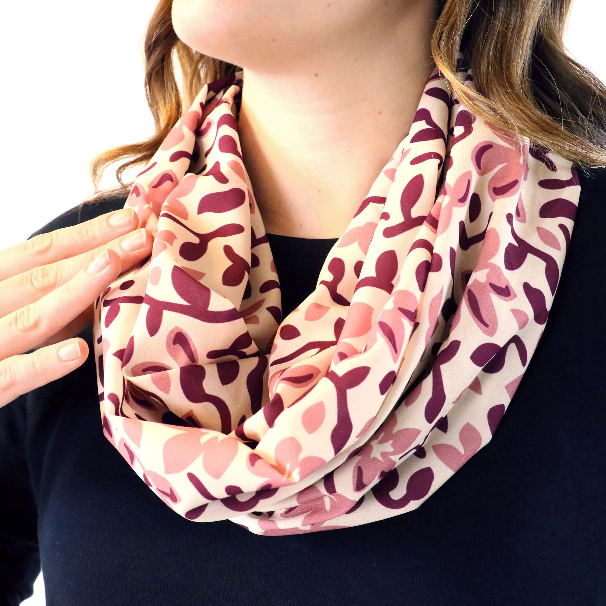 Luke Floral Infinity Scarf