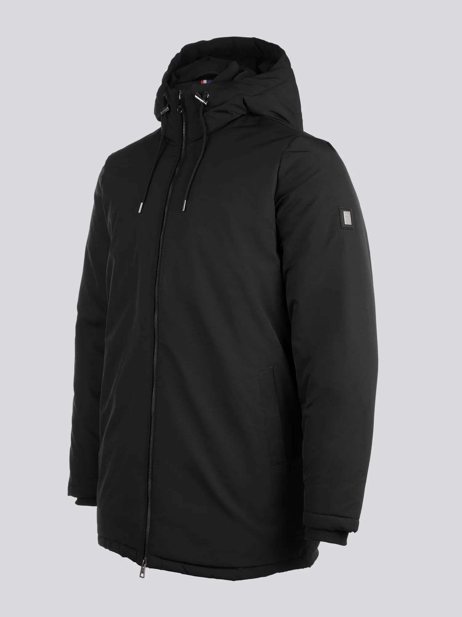Mens Smart Parka Jacket in Black