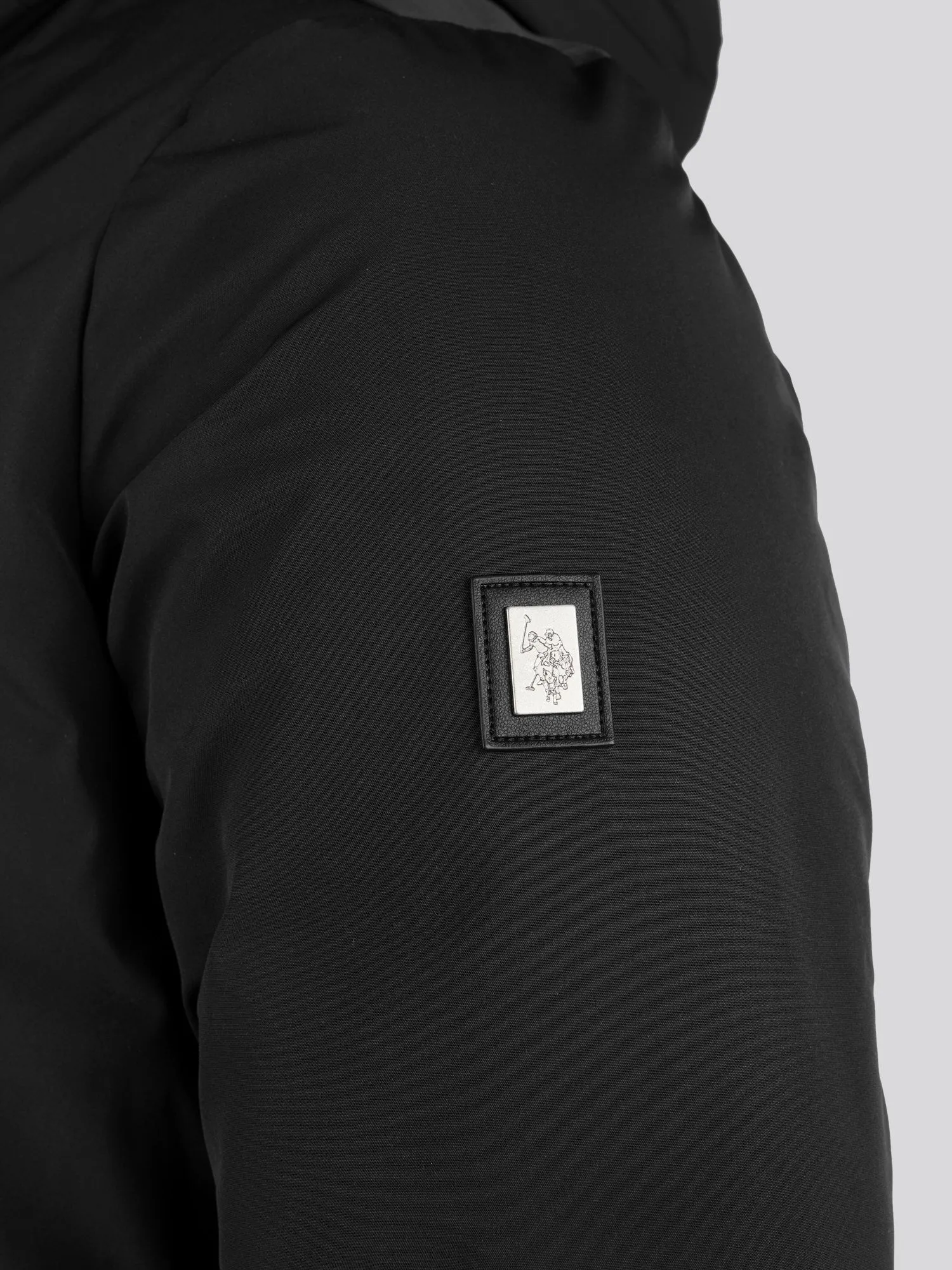 Mens Smart Parka Jacket in Black