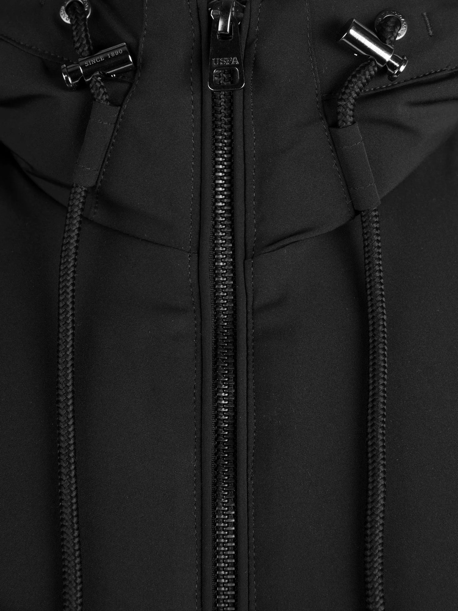 Mens Smart Parka Jacket in Black