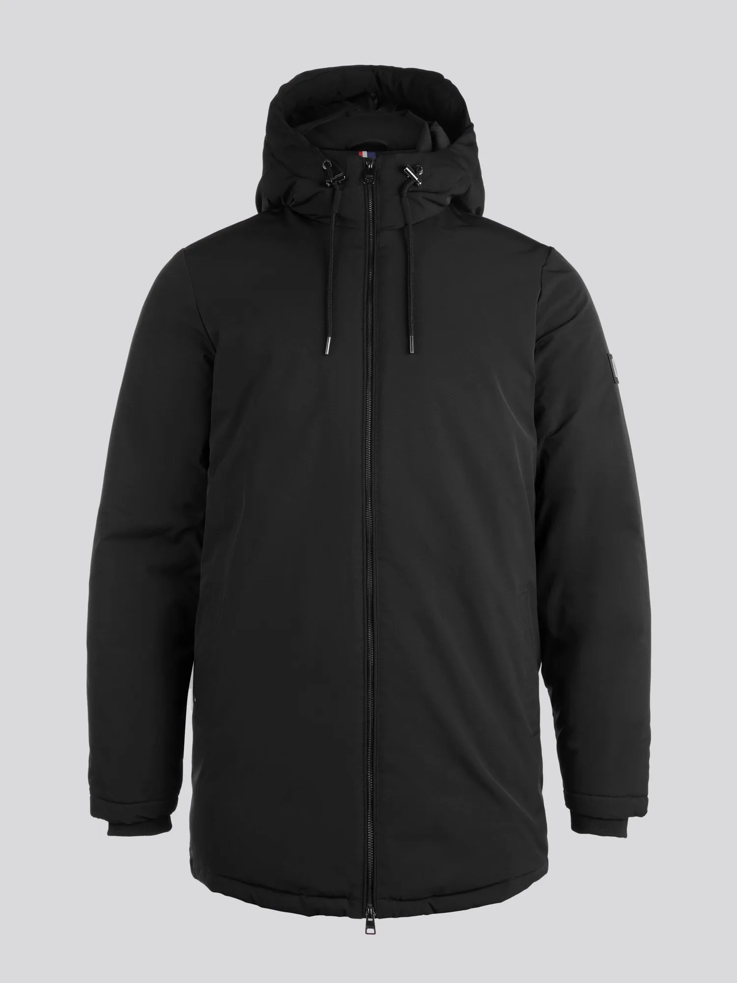 Mens Smart Parka Jacket in Black
