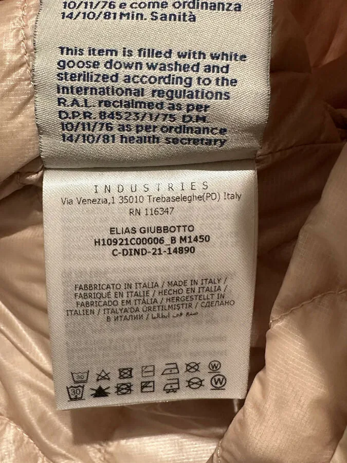 Moncler Men's pastel pink Genius Giubbotto Elias Long Parka
