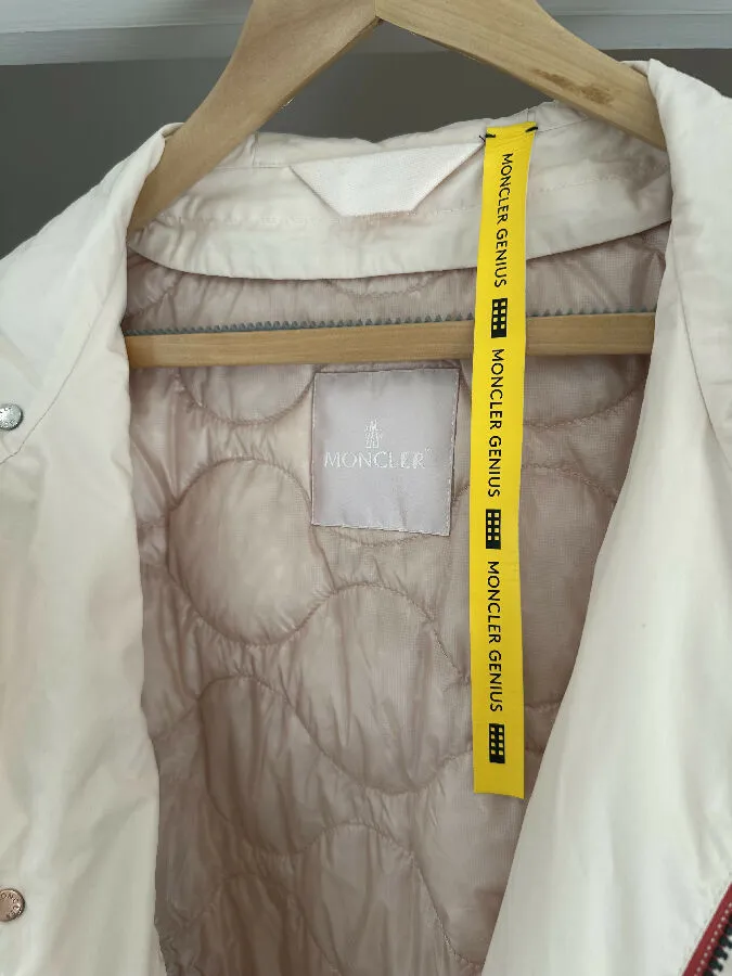 Moncler Men's pastel pink Genius Giubbotto Elias Long Parka