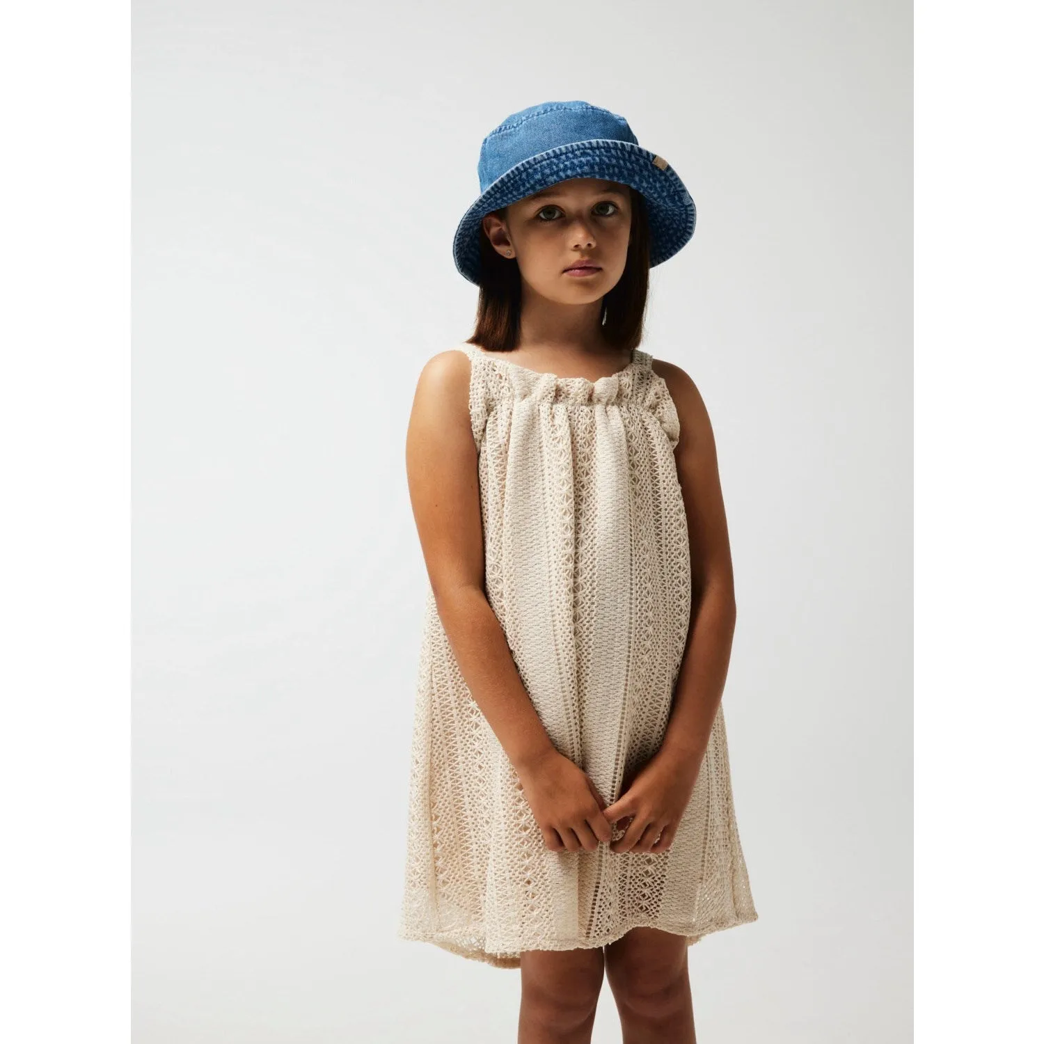 Name It Oatmeal Hisilka Strap Dress
