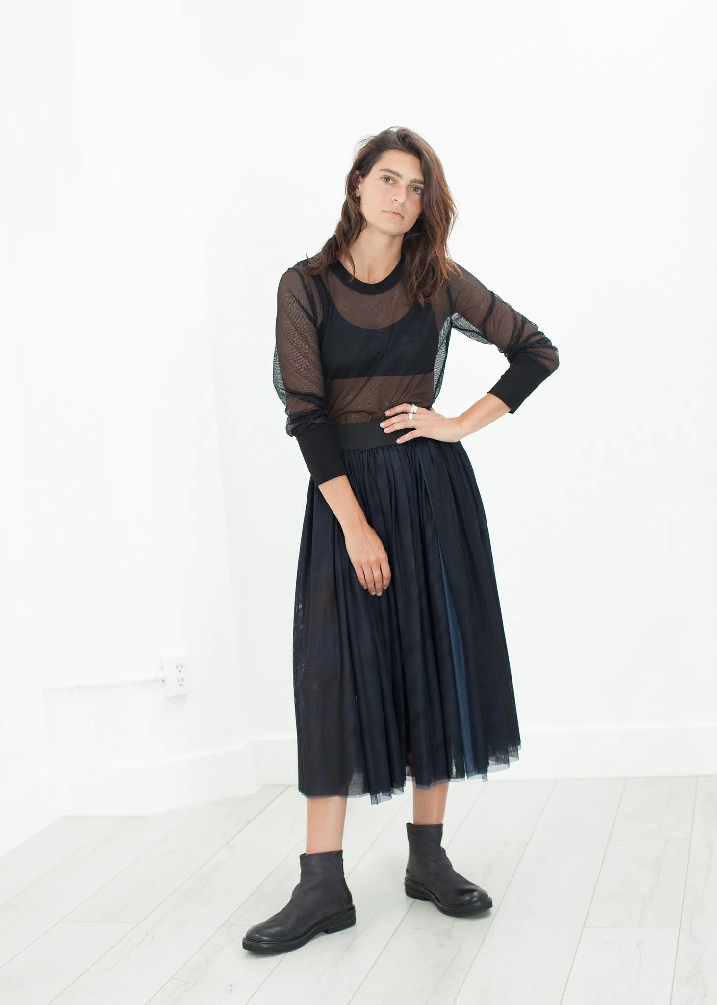 Net Panel Skirt - A Stylish and Fashionable Choice