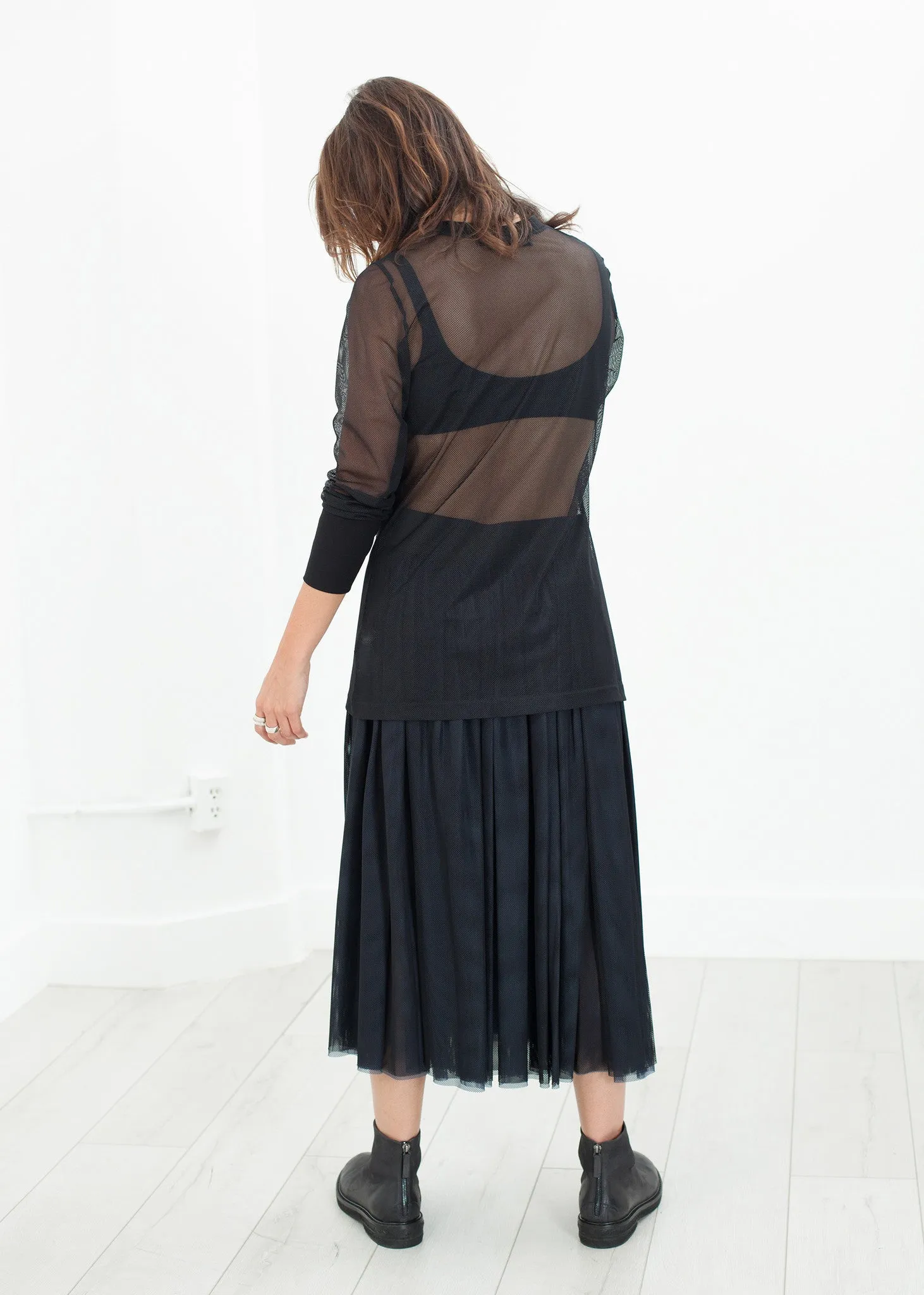Net Panel Skirt - A Stylish and Fashionable Choice