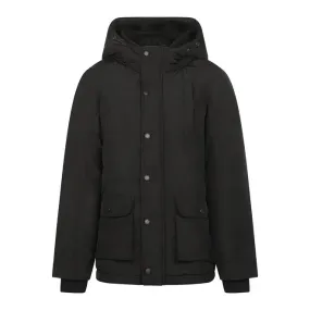 No Way Monday Boys Jacket Parka Black