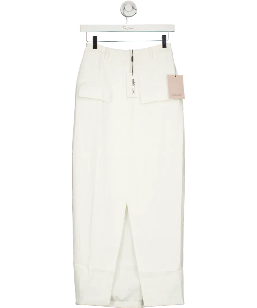 Odd Muse White The Ultimate Muse Midi Skirt UK S