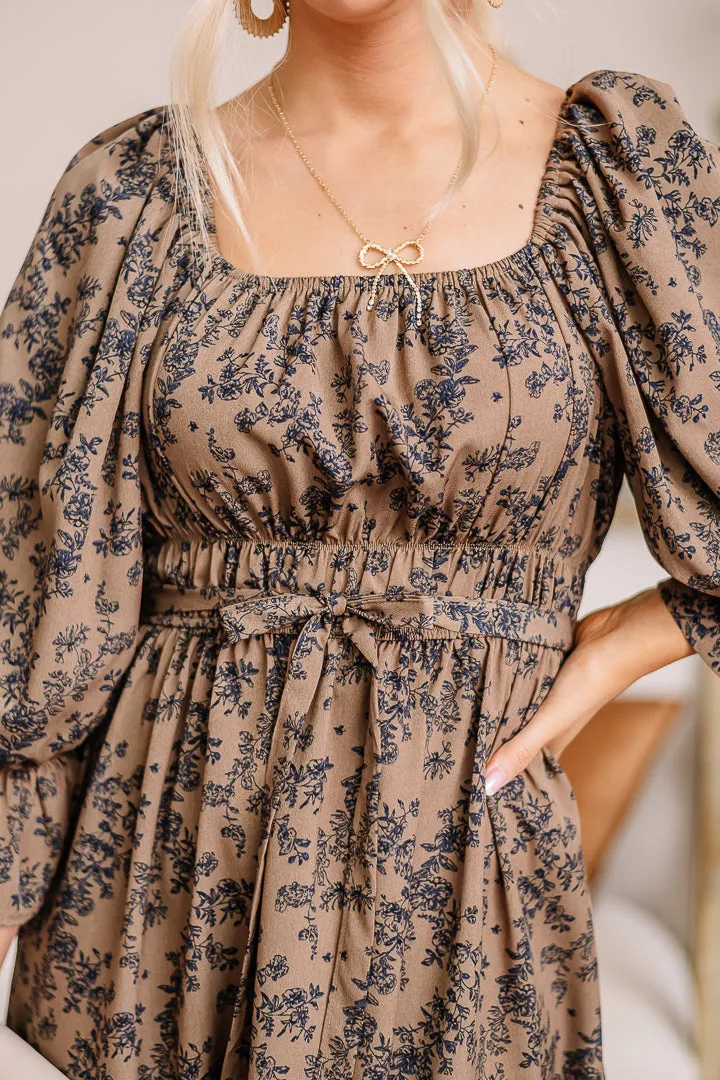 Out For The Count Floral Mini Dress
