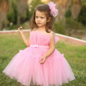 Pelin birthday girl dress pink