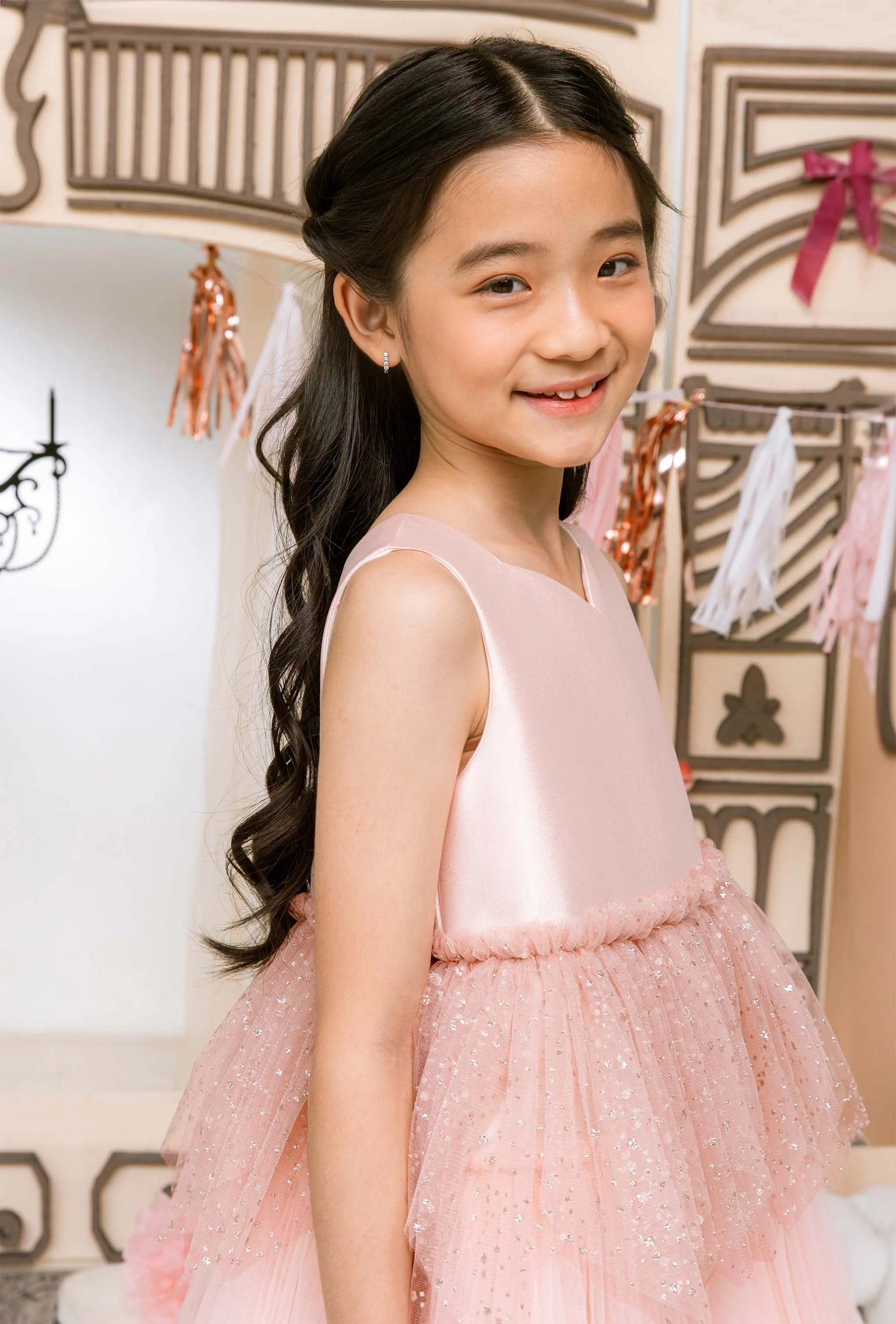 Pixie Dress in Blush Pink
