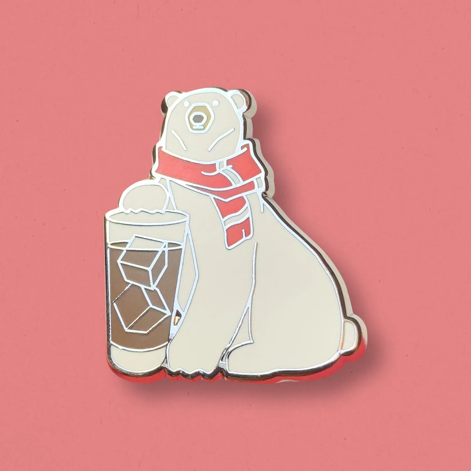 Polar Bear x Jack & Coke Pin