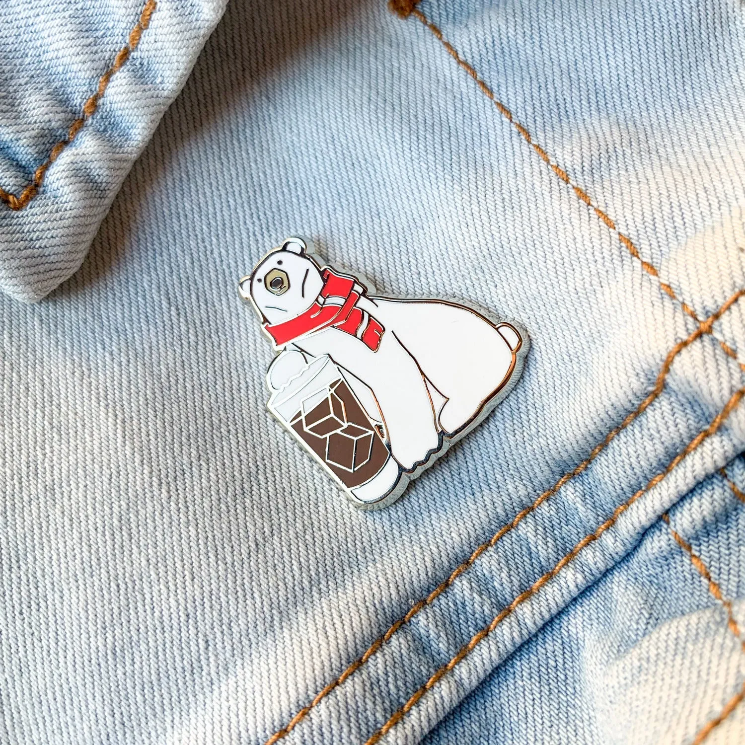 Polar Bear x Jack & Coke Pin