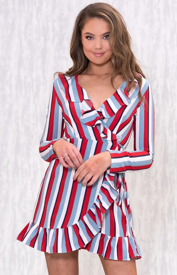 POP STRIPED DRESS