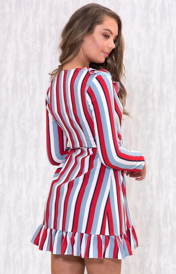 POP STRIPED DRESS