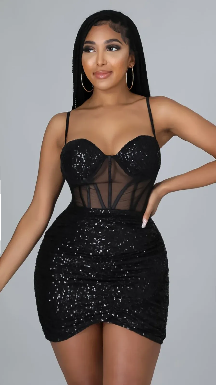 PRE-ORDER* Ximena Dress - Black