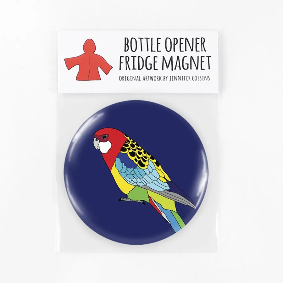 Red Parka Bottle Opener Fridge Magnets - Australian Animals