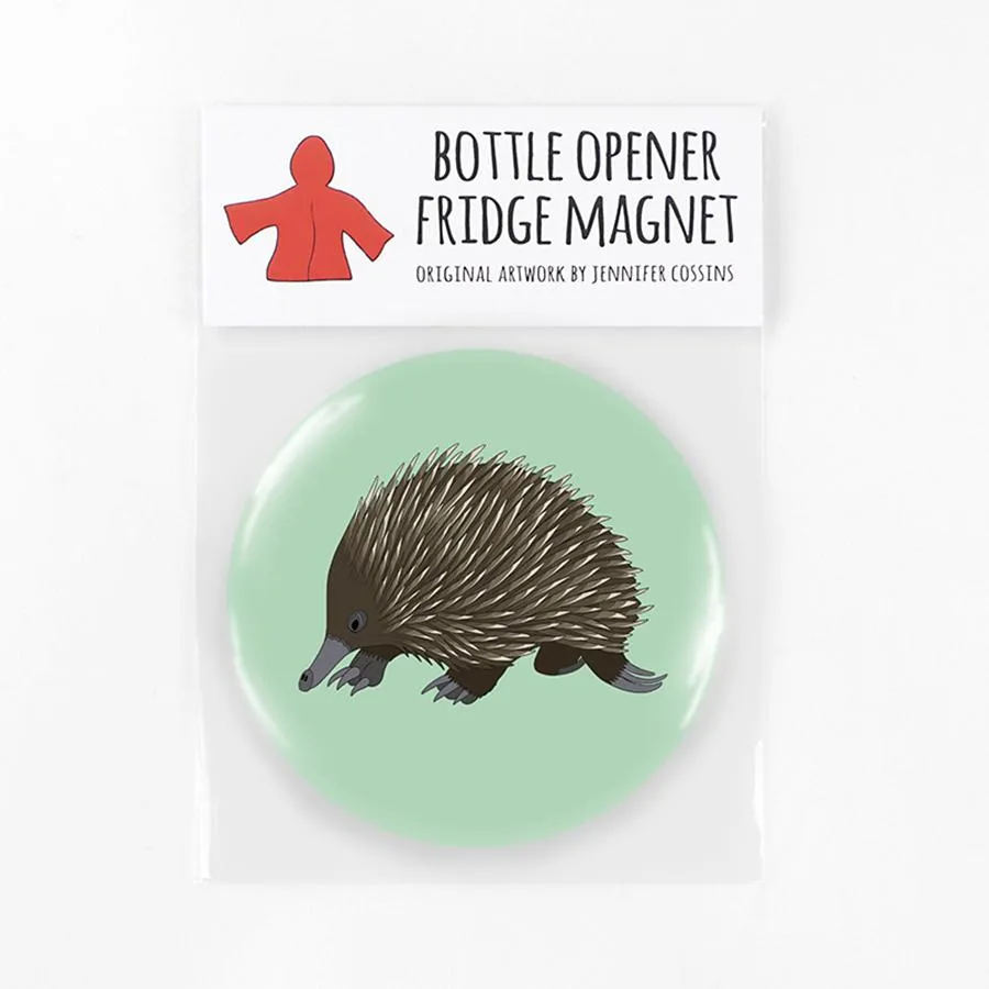 Red Parka Bottle Opener Fridge Magnets - Australian Animals